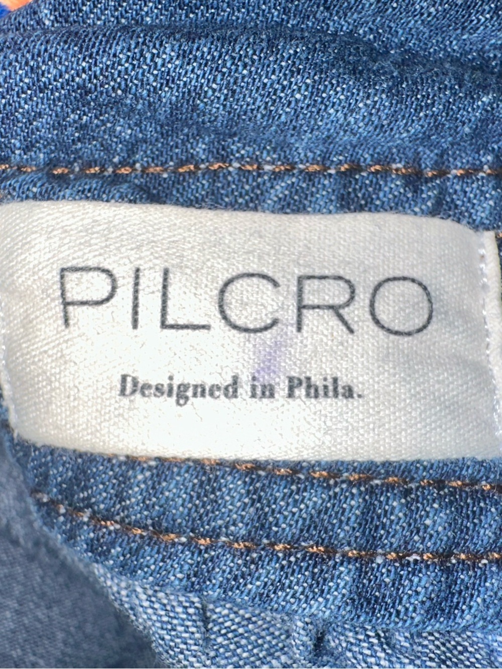 Anthro PILCRO Blue Denim Balloon Jeans Pant Jogger Tie Waist SZ Large Exc Cond - Picture 8 of 10